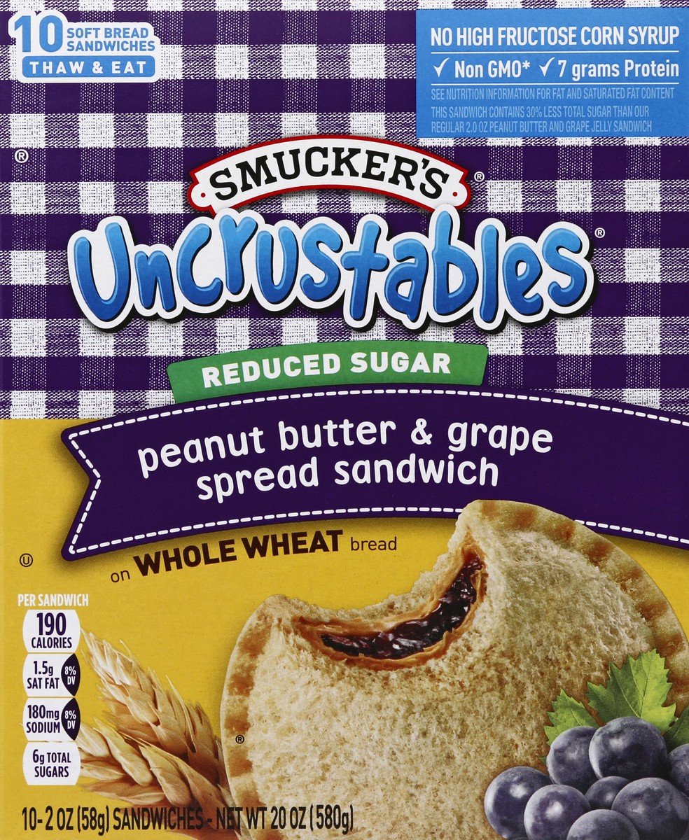 slide 5 of 6, Smucker's Sandwich 10 ea, 10 ct