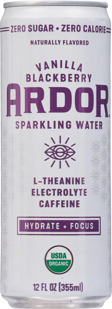 slide 9 of 12, Ardor Energy Vanilla Blackberry Sparkling Water 12 fl oz, 12 fl oz