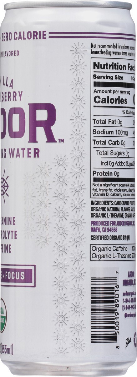 slide 4 of 12, Ardor Energy Vanilla Blackberry Sparkling Water 12 fl oz, 12 fl oz