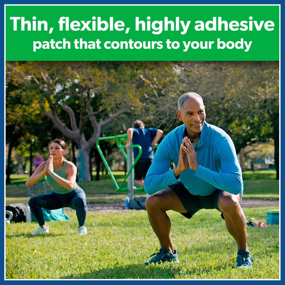 slide 5 of 6, Salonpas Pain Relieving Flex Patch Lidocaine 4% 7ct, 7 ct