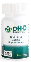 pH-D Feminine Health Boric Acid Vaginal Suppositories 24 ea
