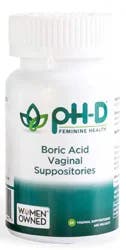 pH-D Feminine Health Boric Acid Vaginal Suppositories 24 ea