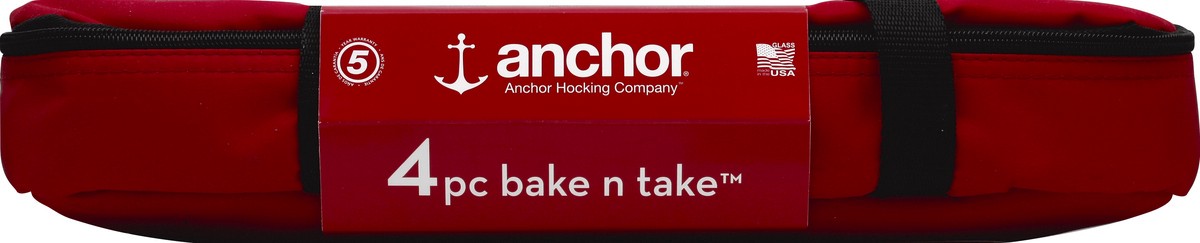 slide 5 of 6, Anchor Glass Bakeware Set, 3 qt