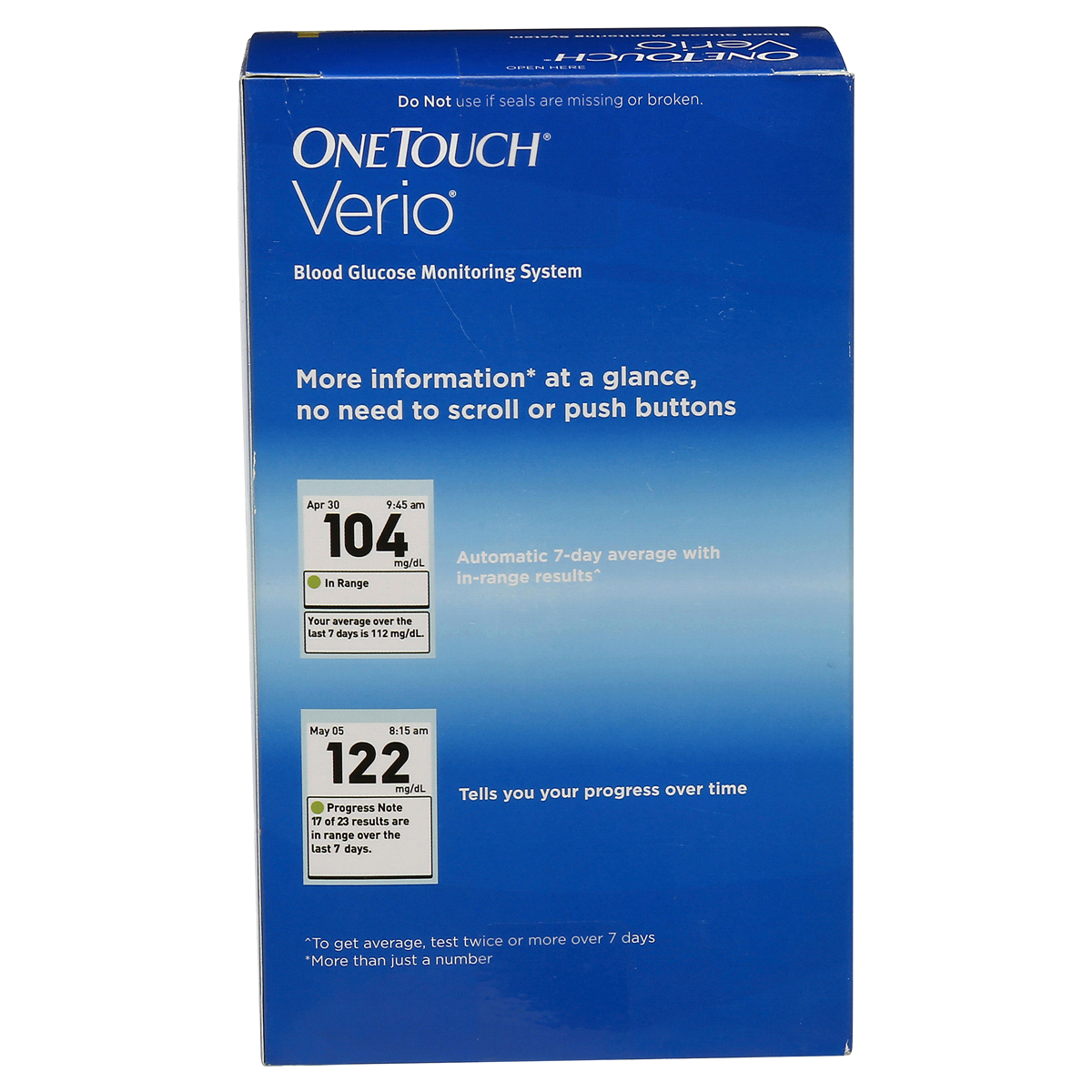 slide 3 of 8, OneTouch Verio Meter, 1 ct