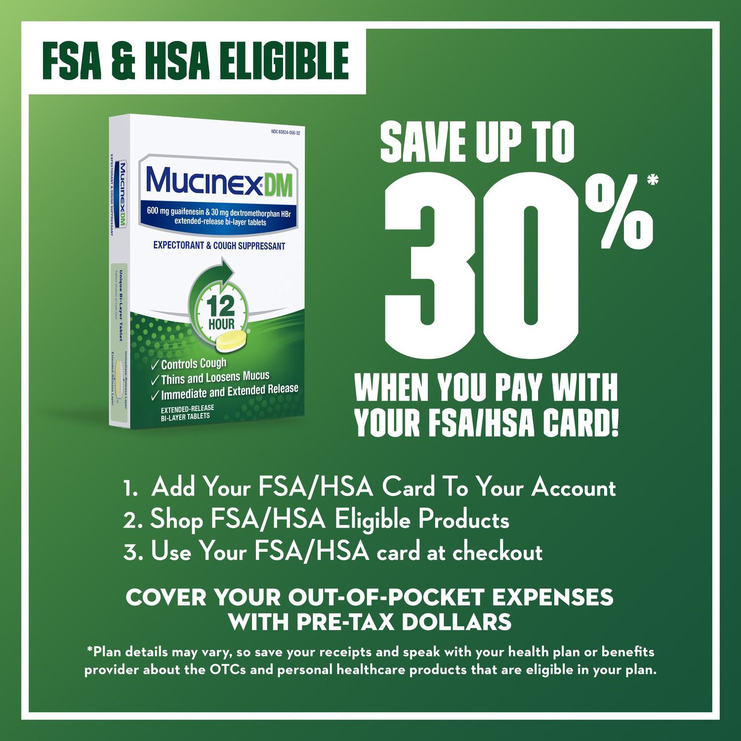 slide 10 of 10, Mucinex Dm 12-Hour Expectorant And Cough Suppressant Tablets, 80 Ct, 80 ct