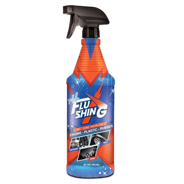 slide 1 of 1, pH Chemicals Flushing Wet Shine Finish, 32 Oz, 1 ct