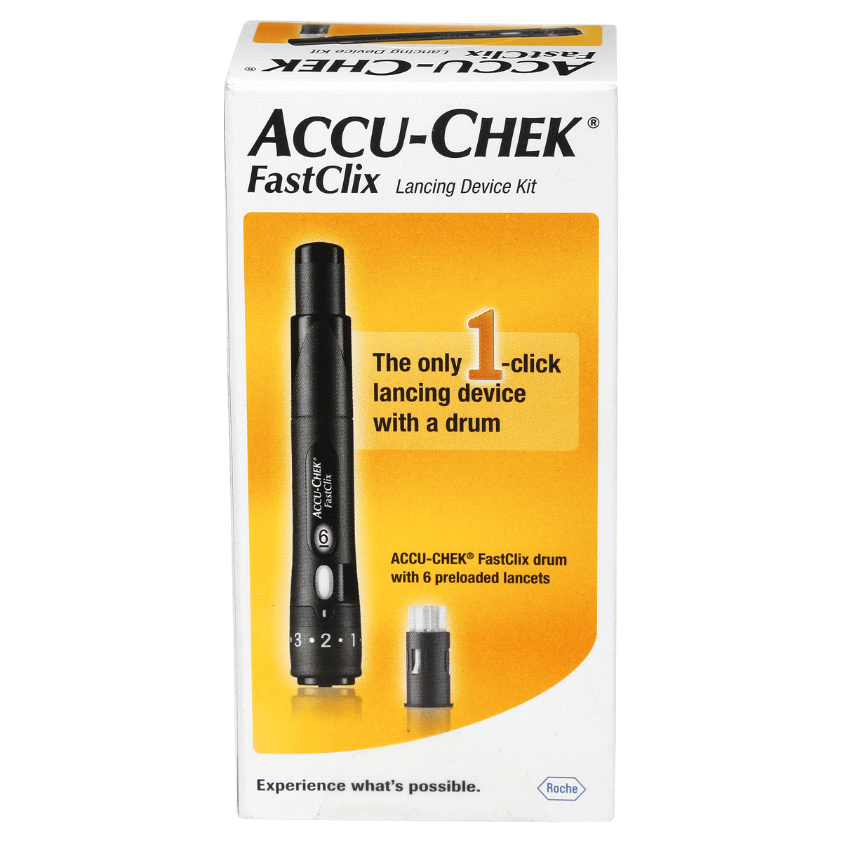 slide 6 of 8, Accu-Chek Fastclix Lancing Device Kit, 1 ct