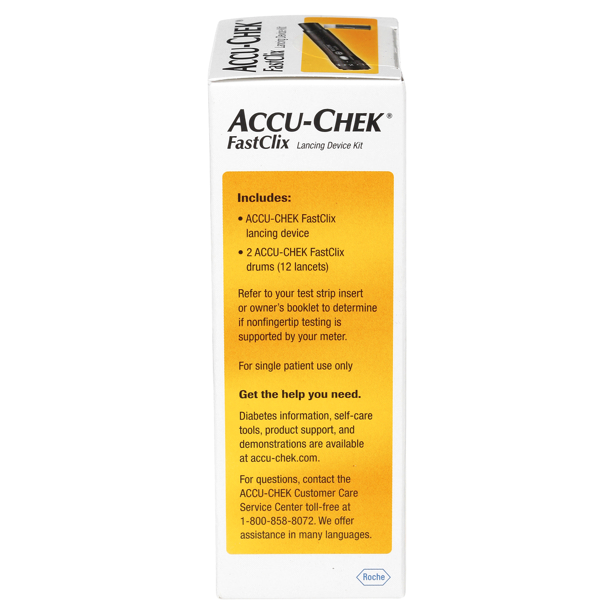 slide 5 of 8, Accu-Chek Fastclix Lancing Device Kit, 1 ct