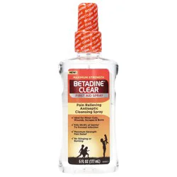 Betadine Clear Maximum Strength First Aid Spray 6 fl oz