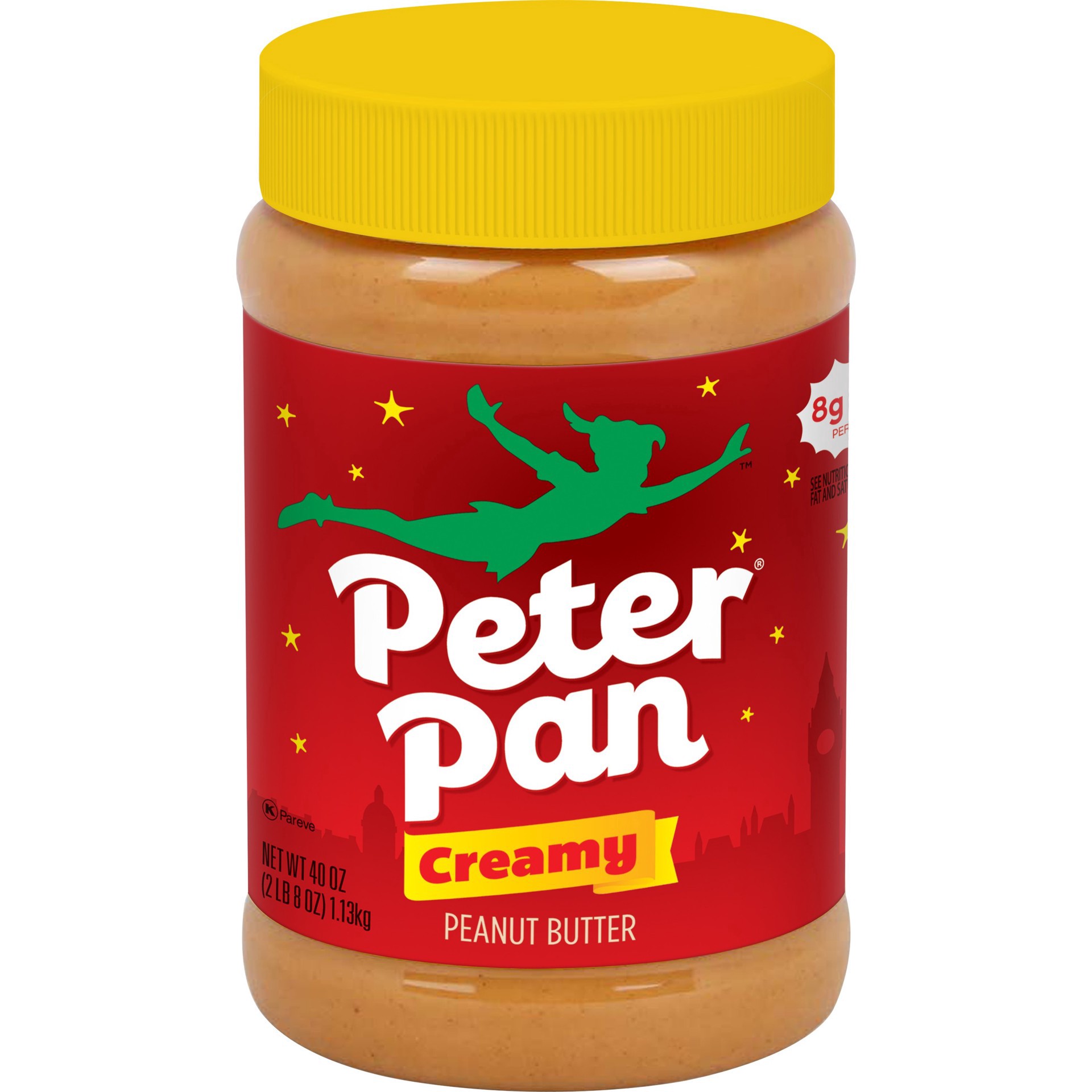 slide 1 of 1, Peter Pan Creamy Peanut Butter 40 oz, 40 oz