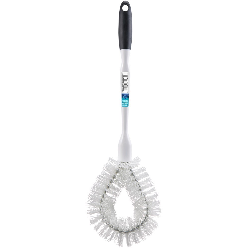 slide 2 of 2, Kroger Home Sense Designer Bowl Brush - White/Black, 1 ct