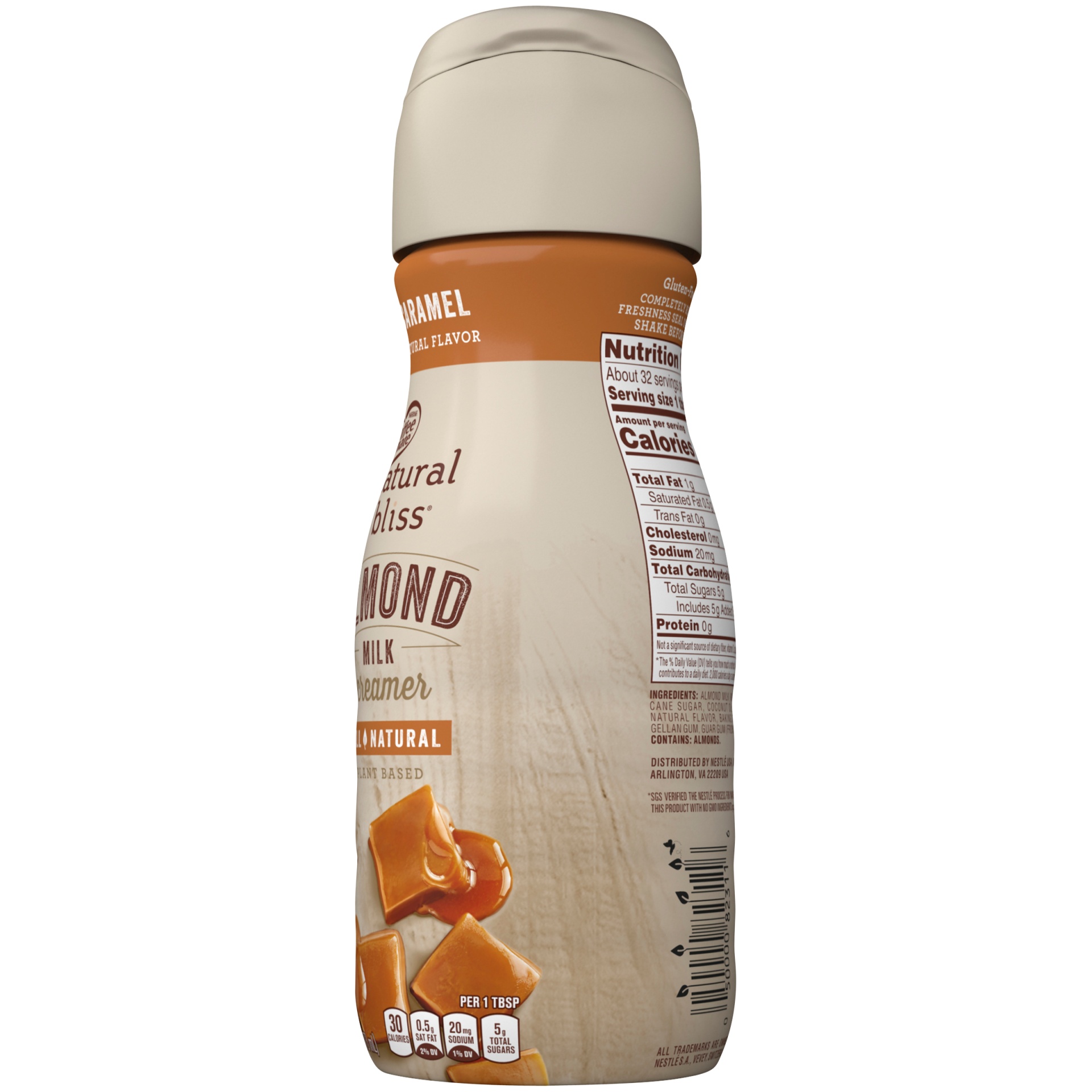 slide 2 of 7, Coffee-Mate Natural Bliss Caramel Flavored Almond Milk Creamer, 16 fl oz