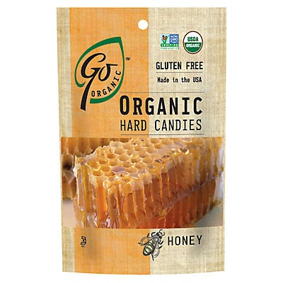 slide 1 of 2, GoOrganic Organic Honey Hard Candies, 3.5 oz