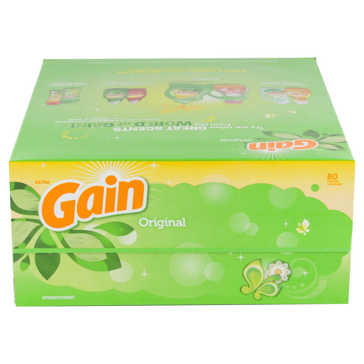 slide 6 of 6, Gain Powder Laundry Detergent, Original Scent, 89 Loads, 82 OZ, 82 oz
