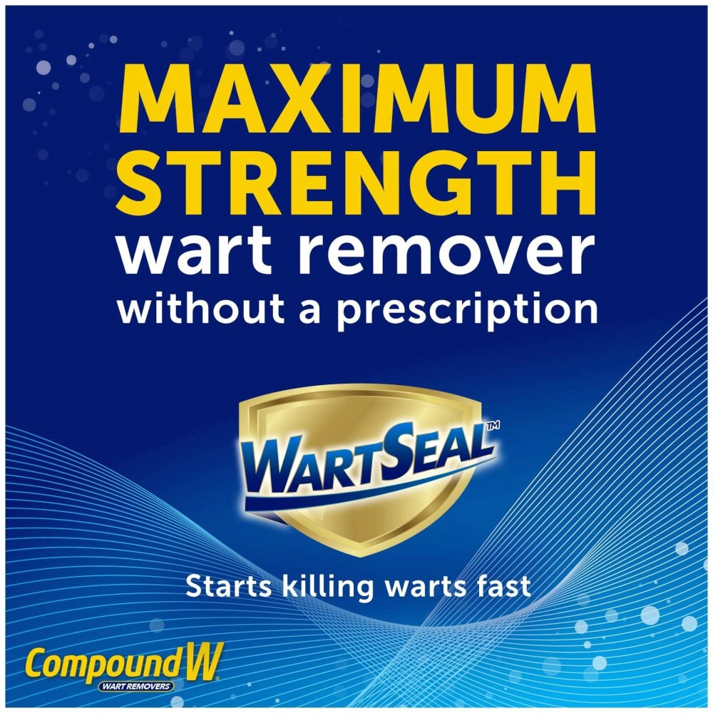 slide 6 of 6, Compound W Maximum Strength Fast Acting Gel Wart Remover, 0.25 oz gel, 0.25 oz