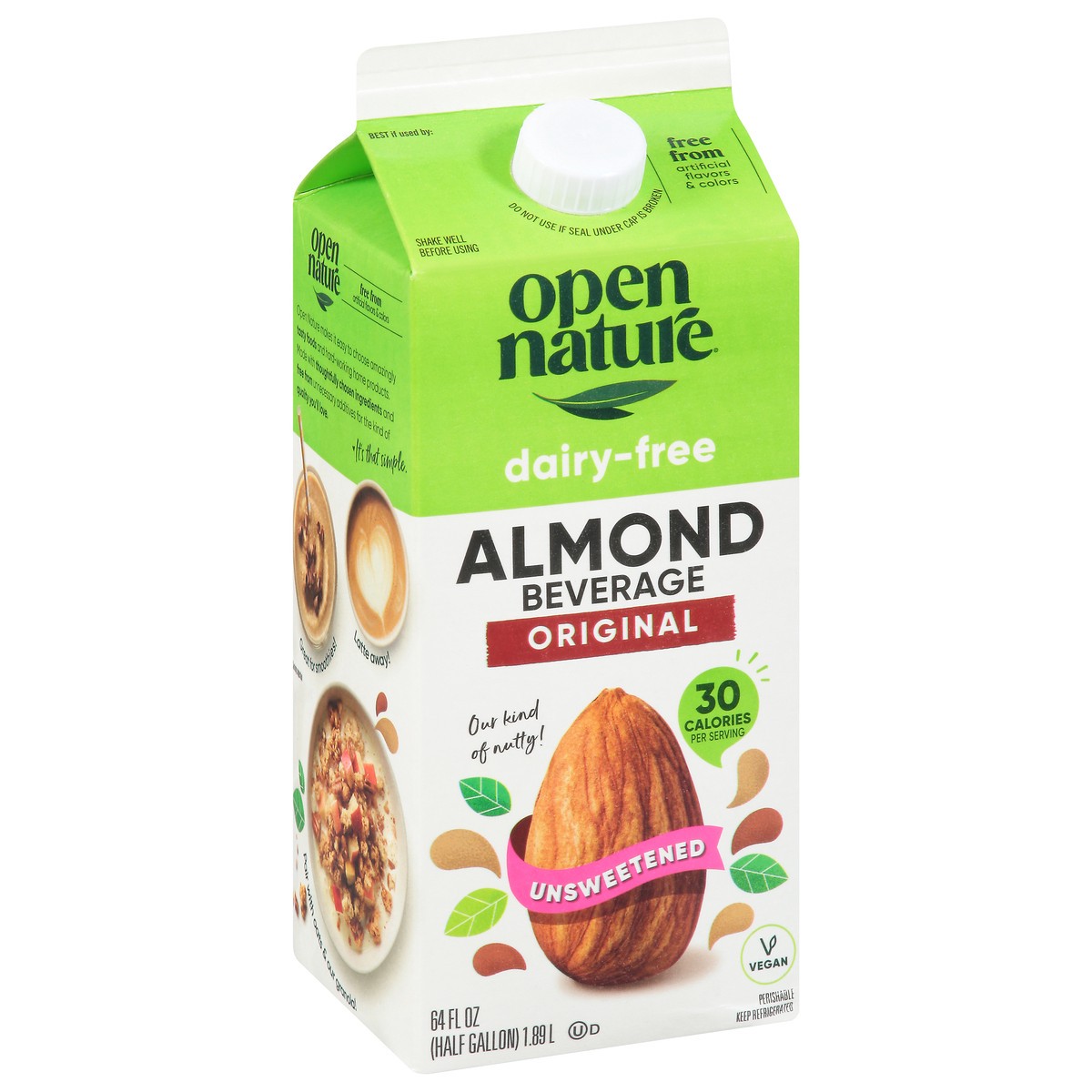 slide 7 of 9, Lucerne Dairy Farms Almondmilk Original Unsweetened, 64 fl oz