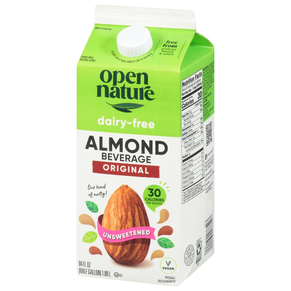 slide 2 of 9, Lucerne Dairy Farms Almondmilk Original Unsweetened, 64 fl oz