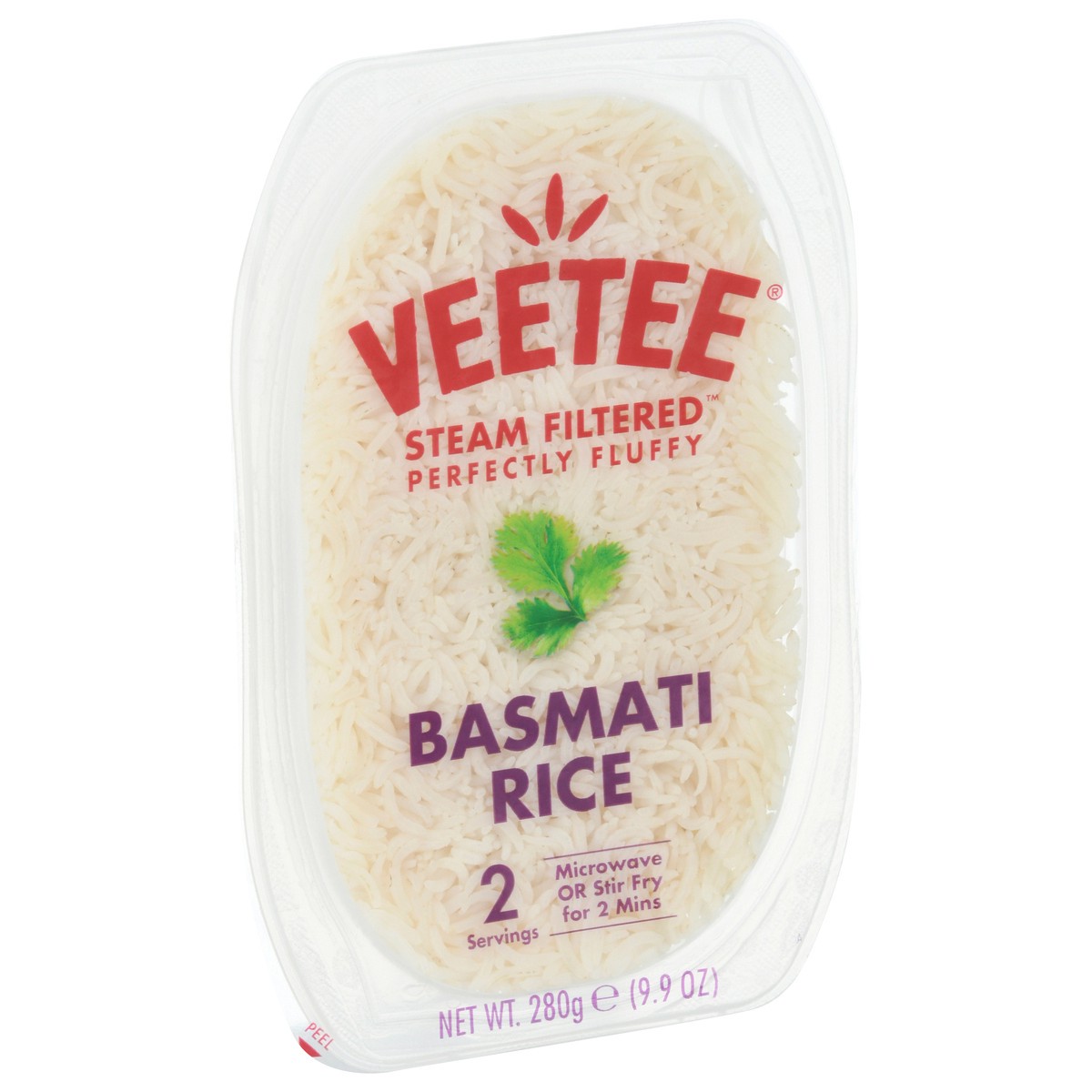slide 2 of 9, VeeTee Steam Filtered Basmati Rice 9.9 oz, 9.9 oz