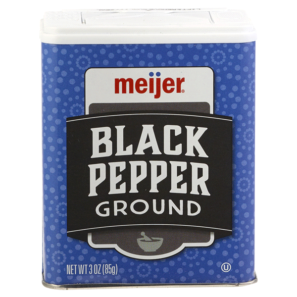 slide 1 of 1, Meijer Ground Black Pepper, 3 oz
