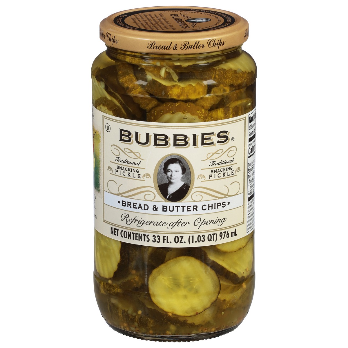 slide 1 of 6, Bubbies Snacking Pickle 33 fl oz, 33 fl oz