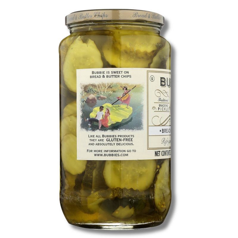 slide 3 of 6, Bubbies Snacking Pickle 33 fl oz, 33 fl oz