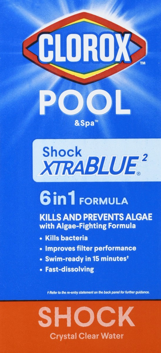 slide 7 of 9, Clorox 6pk Shock XtraBlue - 6lb, 6 lb