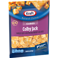 slide 6 of 13, Kraft Colby Jack Marbled Cheese Cubes, 6.4 oz