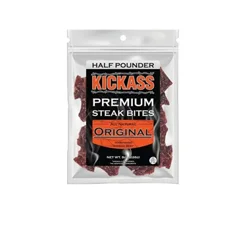 Kickass Original Premium Beef Jerky Steak Bites