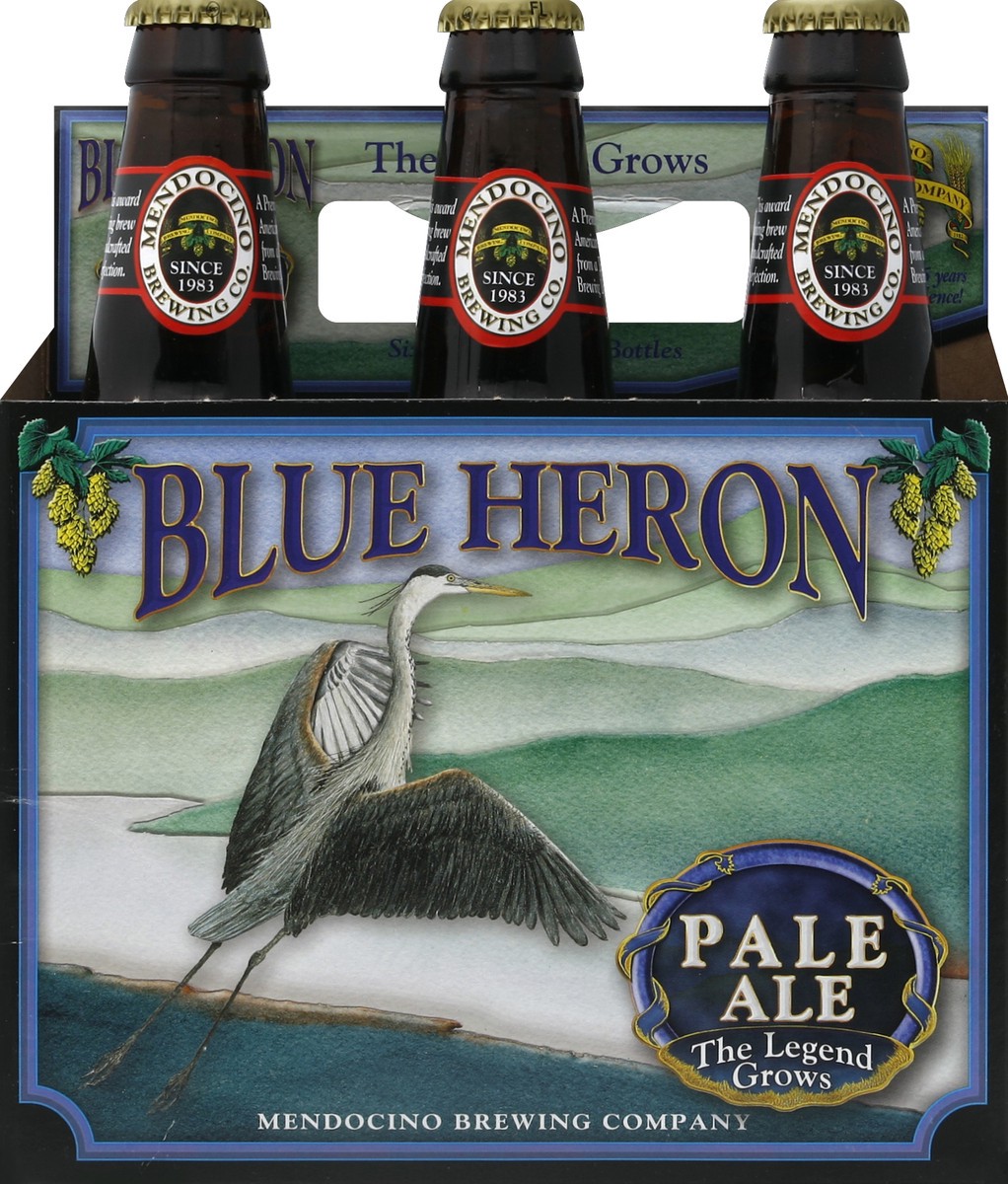 slide 4 of 4, Mendocino Brewing Blue Heron Pale Ale, 6 ct; 12 oz