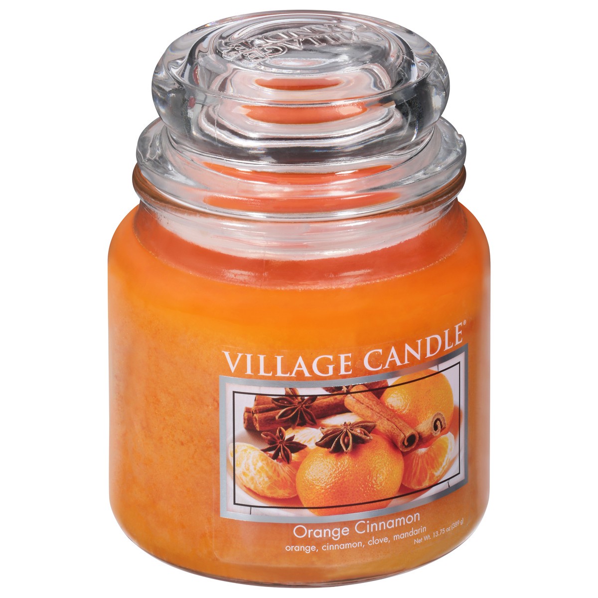 slide 8 of 9, Village Candle Orange Cinnamon Jar Candle, 1 ct