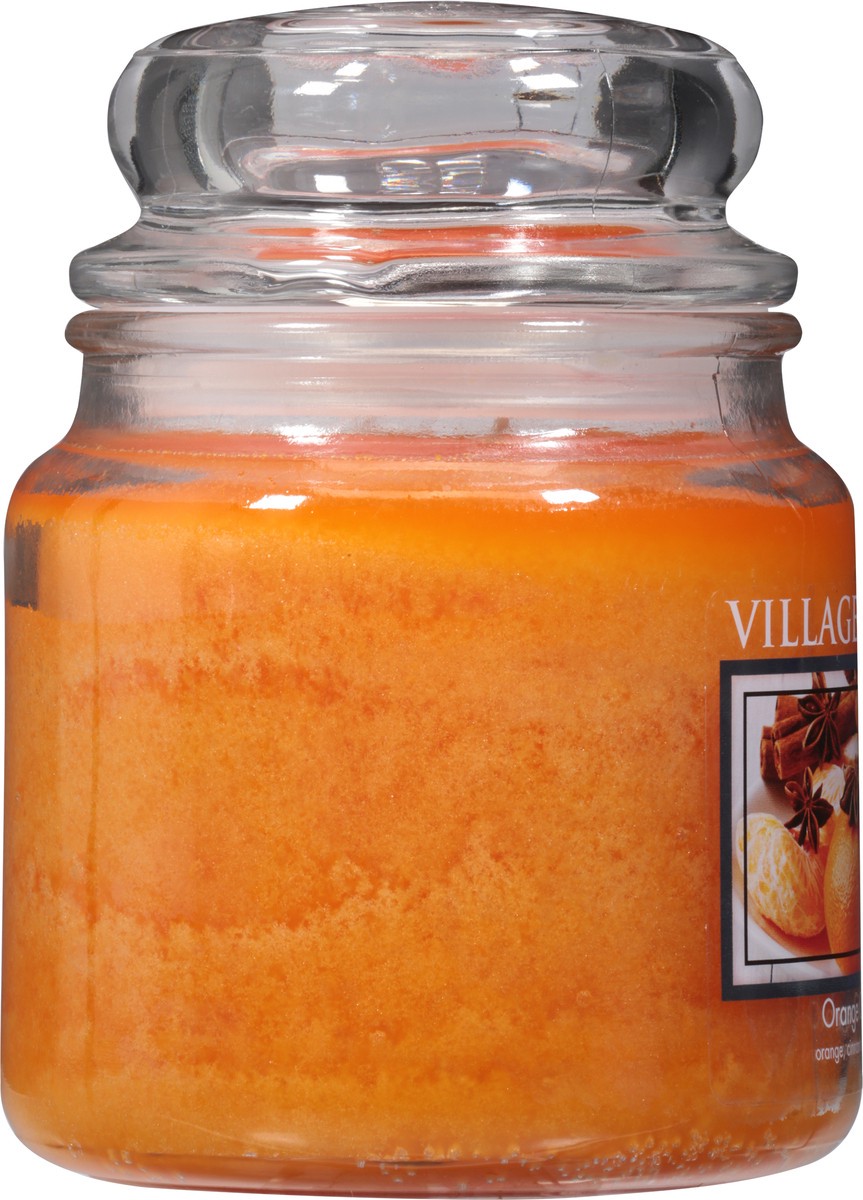 slide 2 of 9, Village Candle Orange Cinnamon Jar Candle, 1 ct