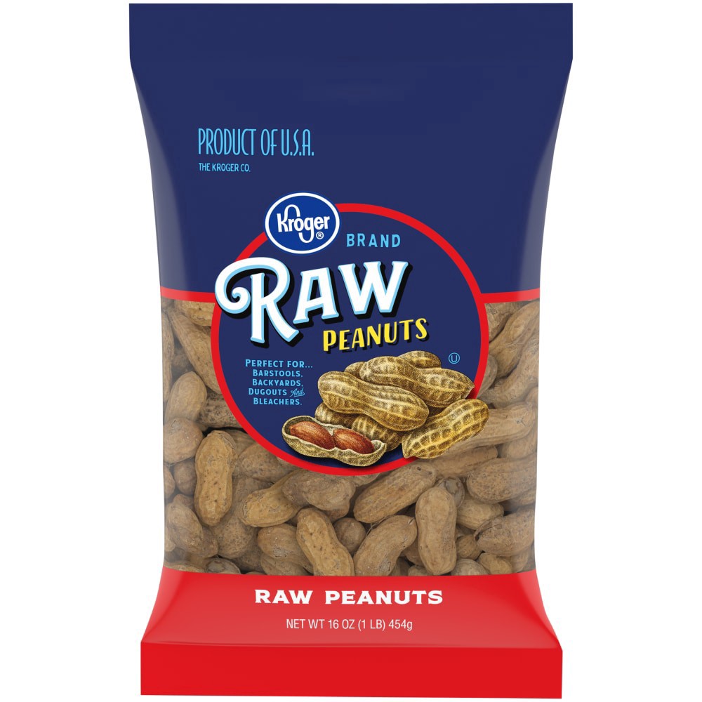slide 2 of 3, Kroger Raw In-Shell Peanuts, 16 oz
