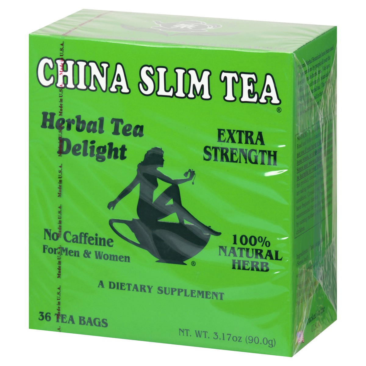 slide 8 of 9, China Slim Tea Extra Strength Bags Herbal Tea Delight 36 ea, 36 ct