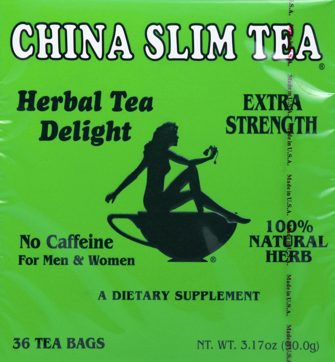 slide 4 of 9, China Slim Tea Extra Strength Bags Herbal Tea Delight 36 ea, 36 ct