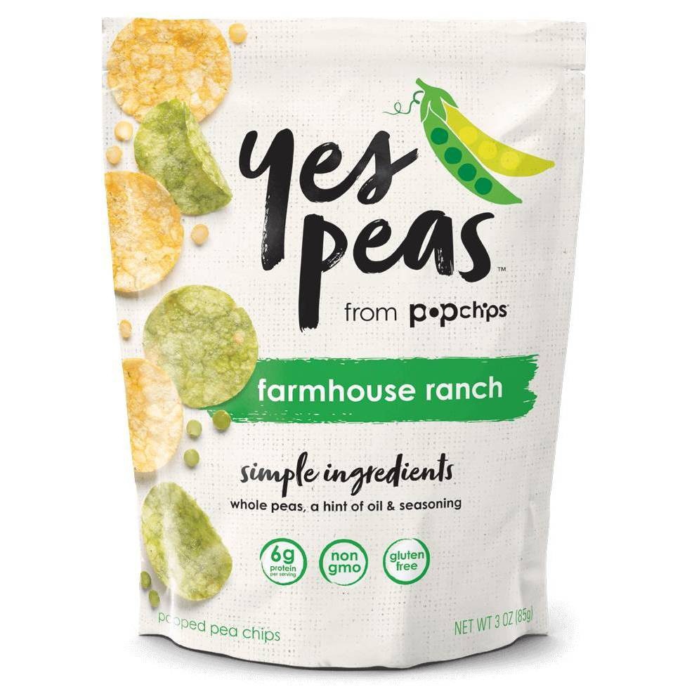 slide 1 of 5, yes peas Pea Chips 3 oz, 3 oz