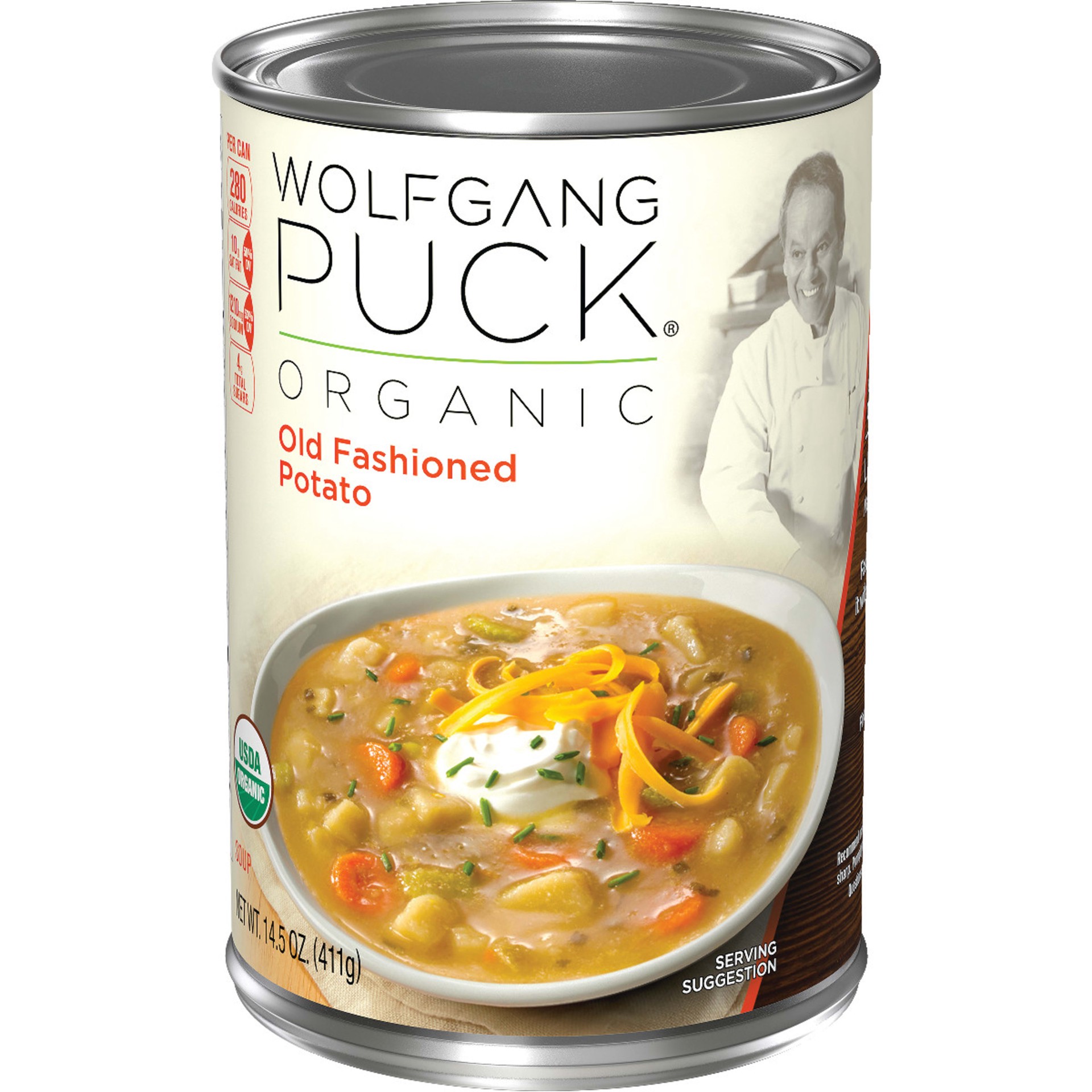 slide 1 of 5, Wolfgang Puck Old Fashioned Org Potato Soup, 14.5 oz