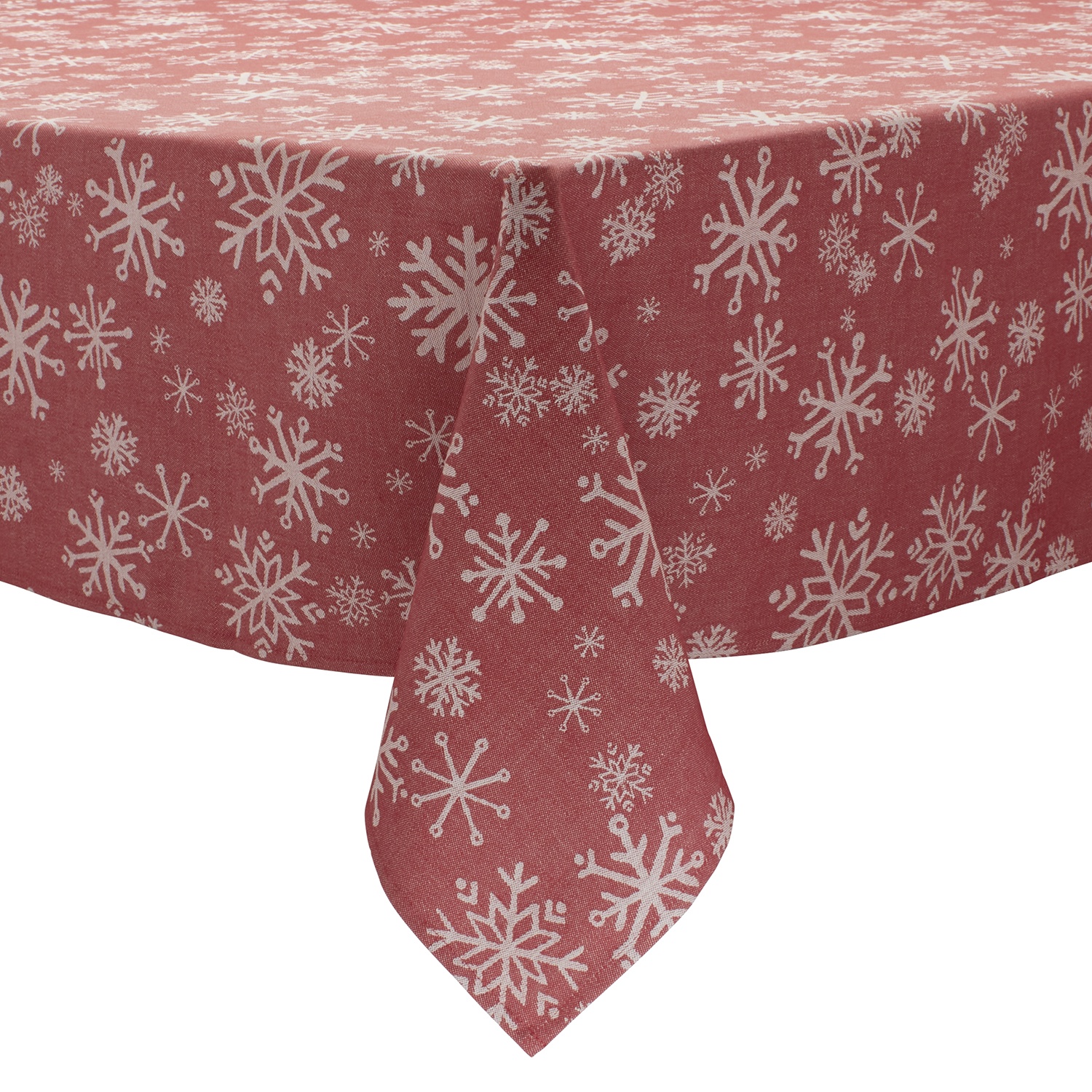 slide 1 of 1, Sur La Table Snowflake Jacquard Tablecloth, 1 ct