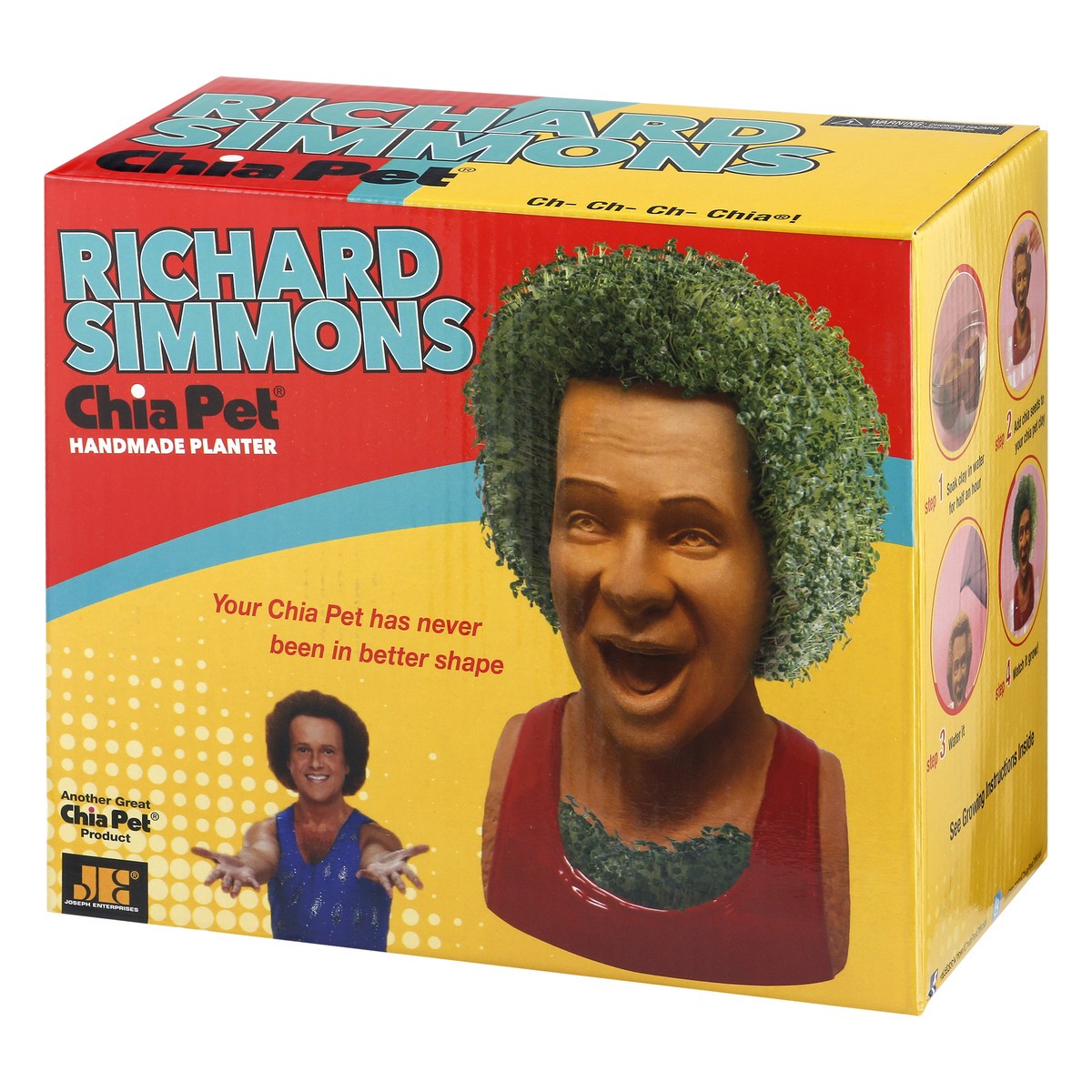 slide 3 of 9, Chia Pet NECA Chia Richard Simmons, 1 ct