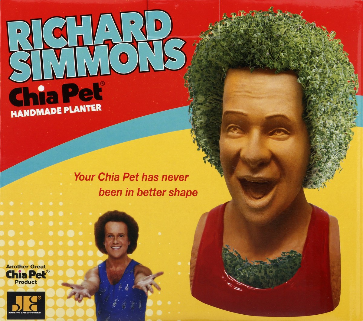 slide 5 of 9, Chia Pet NECA Chia Richard Simmons, 1 ct