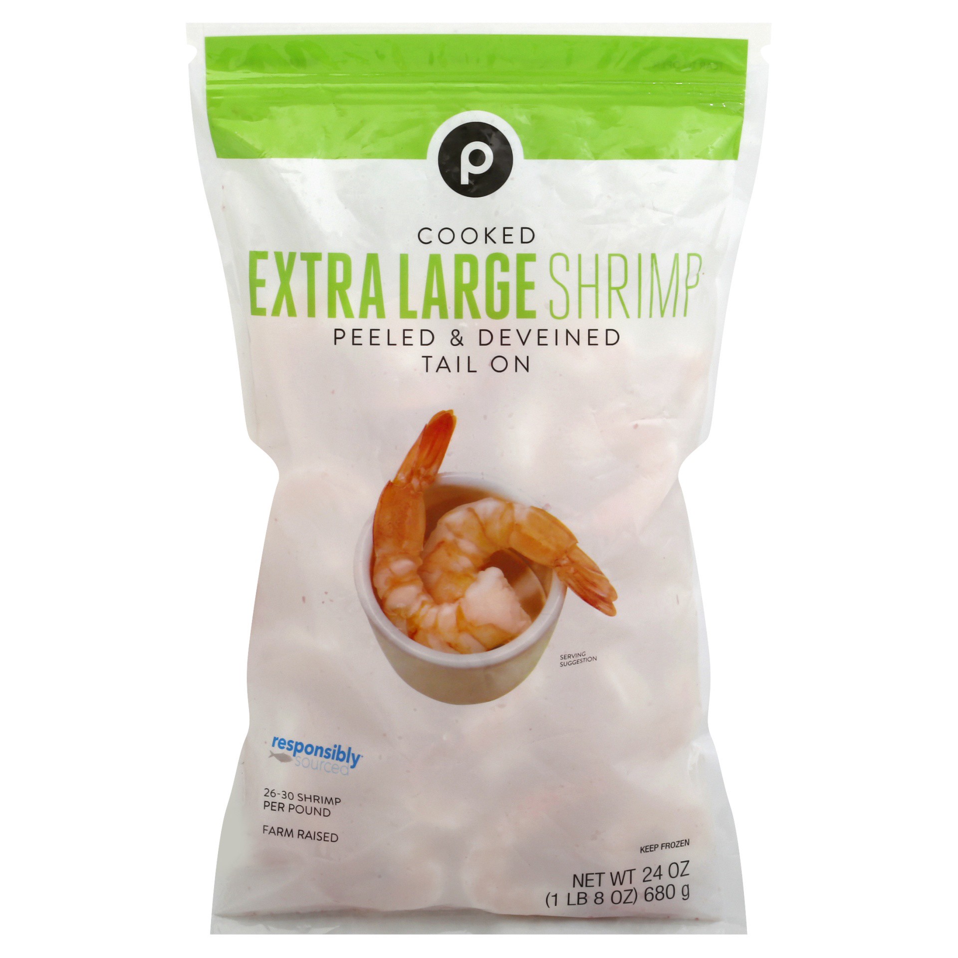 slide 1 of 1, Publix Shrimp, Extra Large, Cooked, 24 oz