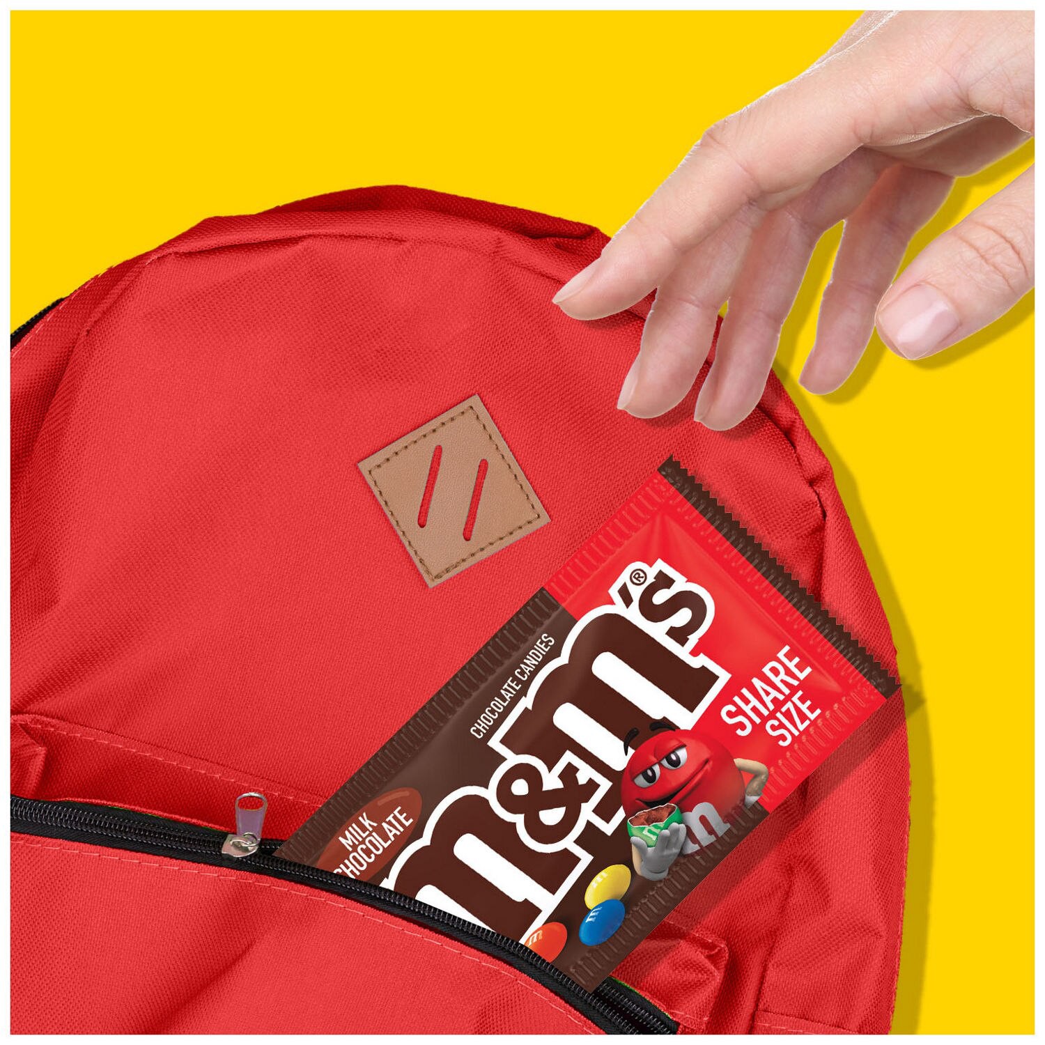 slide 7 of 8, M&M's Milk Chocolate Candy, Share Size, 3.14 Oz Bag, 1 ct