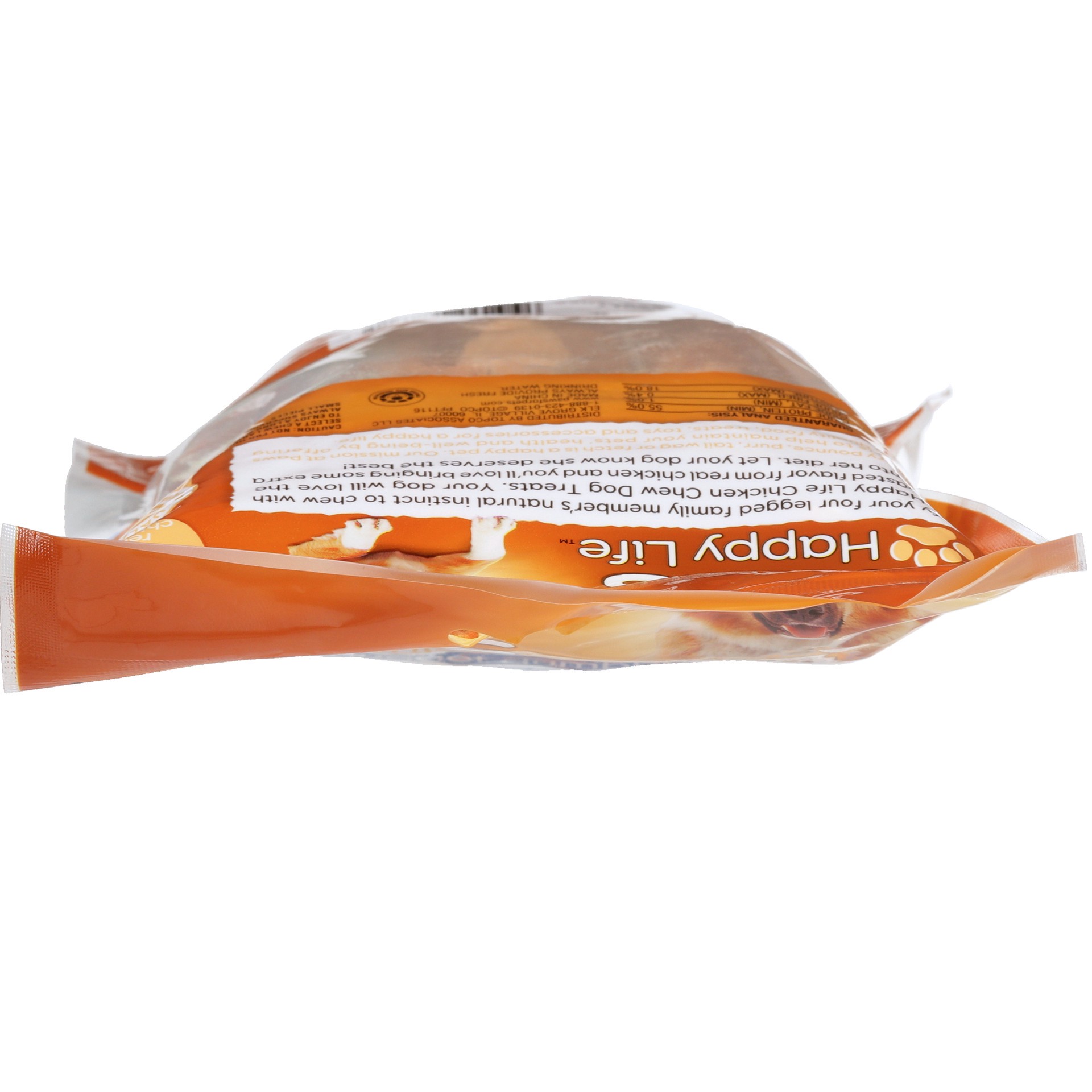 slide 6 of 6, Paws Happy Life Chicken Chew Nugget Dumbbells Dog Treats, 8 oz