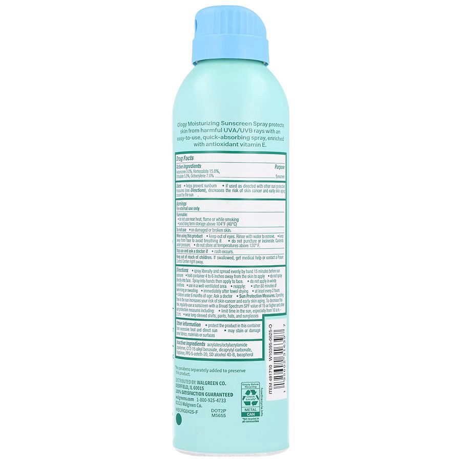 slide 2 of 5, Ology Moisturizing Sunscreen Spray SPF 50, 6 oz