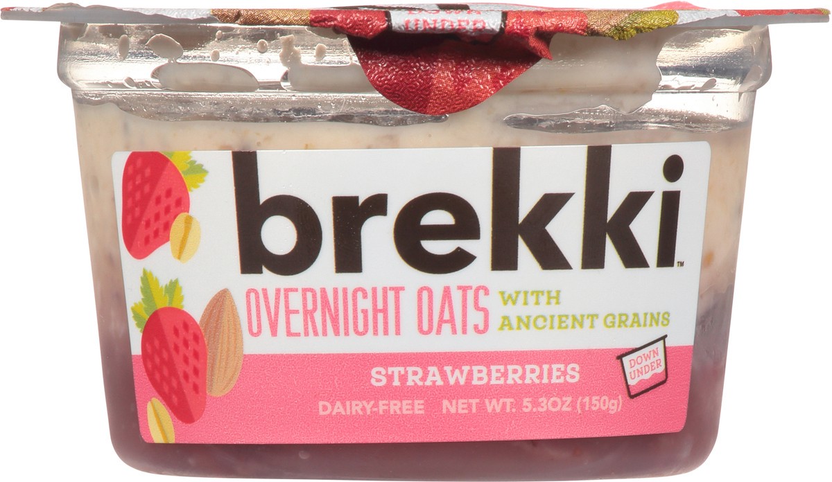 slide 6 of 9, Brekki Overnight Oats Strawberry, 5.3 oz
