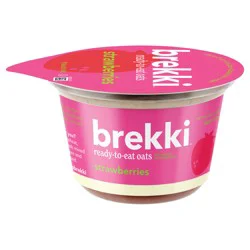 brekki Strawberries Ready-to-eat Oats
