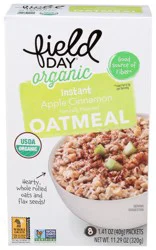 Field Day Apple Cinnamon Organic Oatmeal