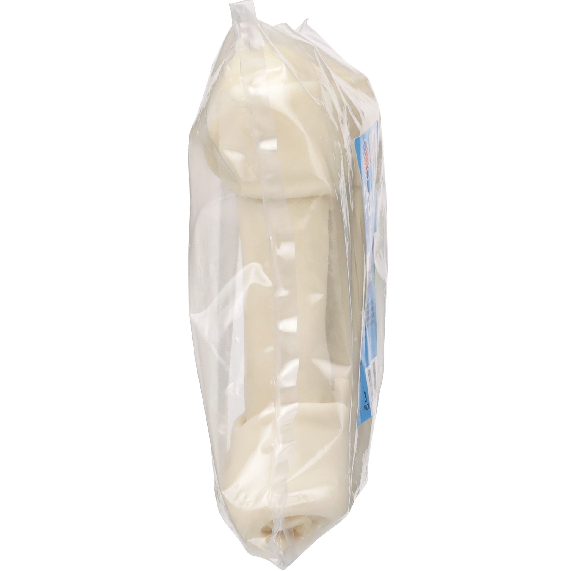 slide 6 of 6, Paws Happy Life 6" Plain Flavor Beefhide Bones, 3 ct