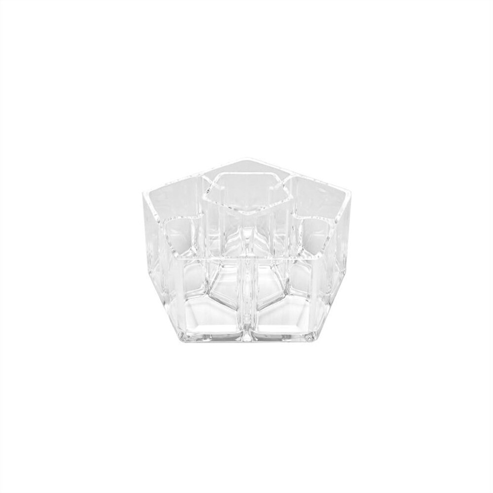 slide 1 of 3, Allegro Basics Acrylic Pentgon Cosmetic Organizer, 3 ct