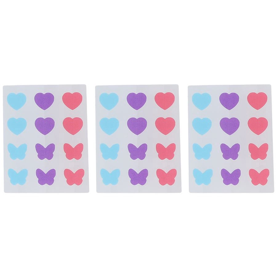 slide 2 of 5, Ology Butterfly & Heart Blemish Patches, 36 ct