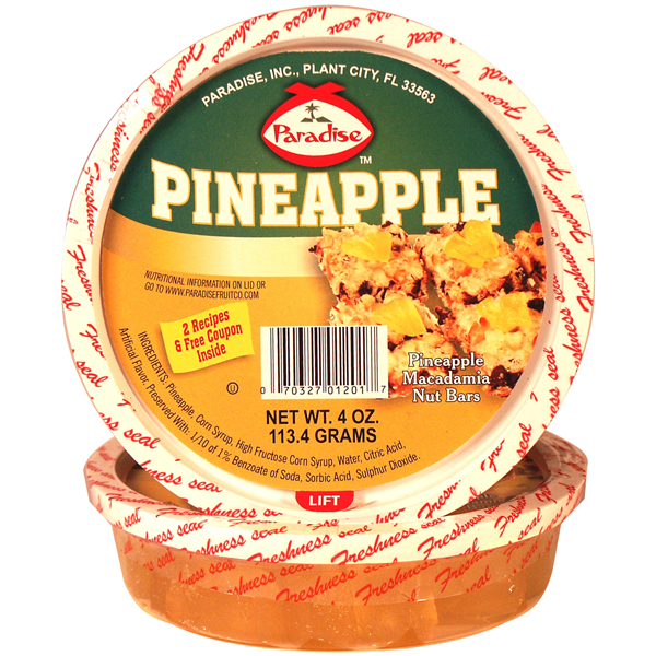 slide 1 of 1, Paradise Dried Fruit Natural Pineapple Wedges, 4 oz